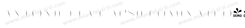 Antonietta CapsIlluminated字体转换